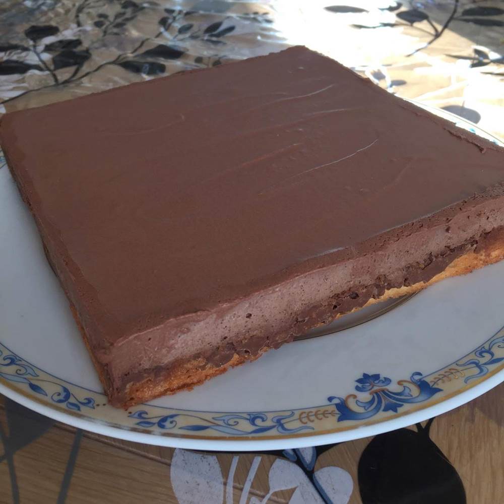 Entremet Croustillant Aux Deux Mousses Au Chocolat